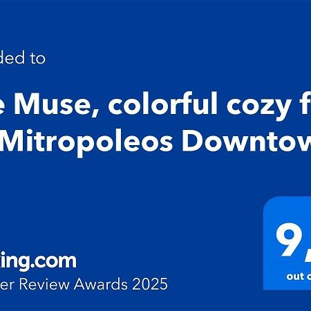 Ferienwohnung The Muse, Colorful Cozy Flat On Mitropoleos Downtown Thessaloniki Exterior foto